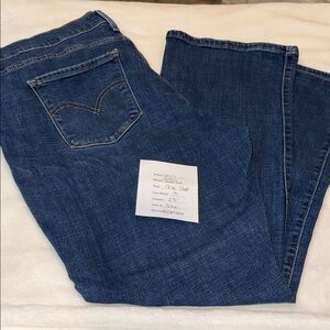 Levi's Women's Boot Cut Jeans in Deep Blue